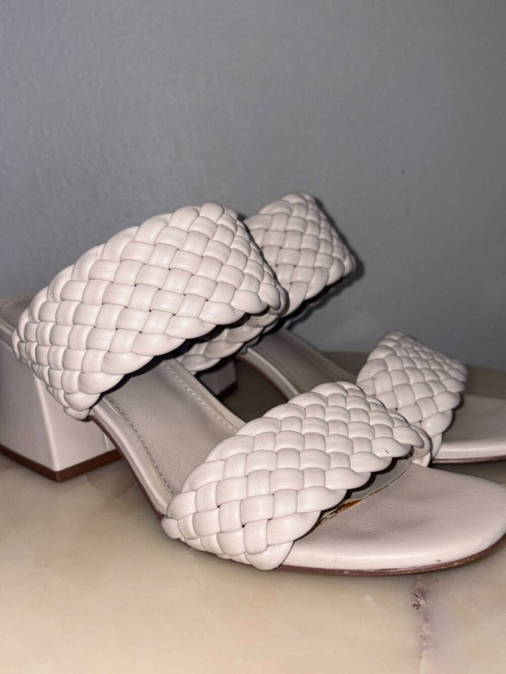 Steve Madden Braided Strap Mules with Chunky heel